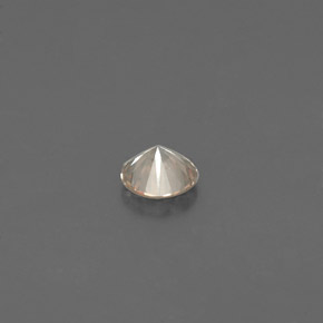 Diamante Champán natural de 0.08 ct, Corte Redondo, VS