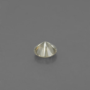Diamante amarillo natural de 0,10 ct, corte redondo, VS