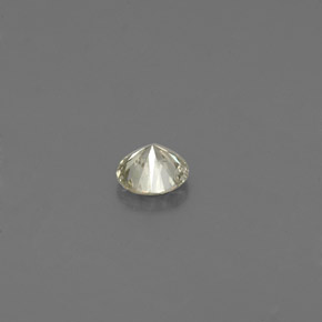 Diamante amarillo natural de 0,09 ct, corte redondo, VS