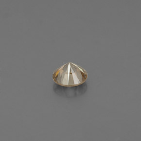 Diamante marrón natural de 0,12 ct, corte redondo, VS