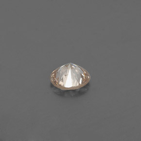 Diamante amarillo natural de 0,12 ct, corte redondo, VS