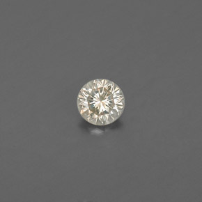 Diamante Champán natural de 0.09 ct, Corte Redondo, VS