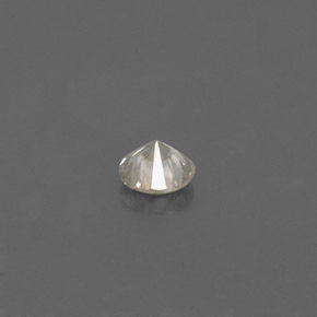 Diamante Champán natural de 0.09 ct, Corte Redondo, VS