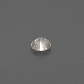 Diamante amarillo natural de 0,08 ct, corte redondo, VS