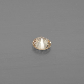 Diamante amarillo natural de 0,12 ct, corte redondo, VS
