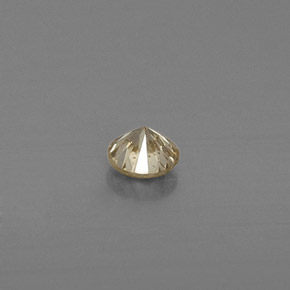 Diamante Champán natural de 0.13 ct, Corte Redondo, VS