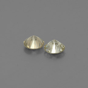 Gemas de Diamante Champán natural de  ct, Corte Redondo, VS