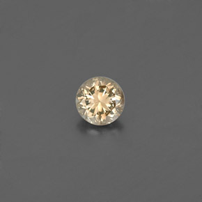 Diamante amarillo natural de 0,17 ct, corte redondo, VS