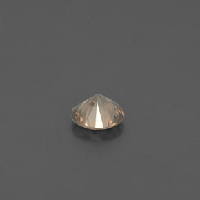 Diamante amarillo natural de 0,18 ct, corte redondo, VS