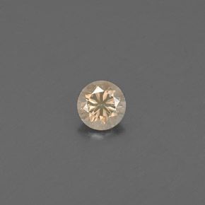 Diamante amarillo natural de 0,16 ct, corte redondo, VS