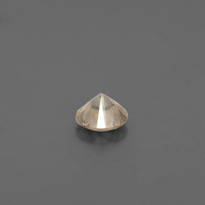 Diamante amarillo natural de 0,16 ct, corte redondo, VS