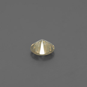 Diamante amarillo natural de 0,20 ct, corte redondo, VS