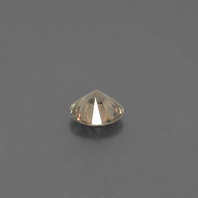 Diamante Champán natural de 0.18 ct, Corte Redondo, VS