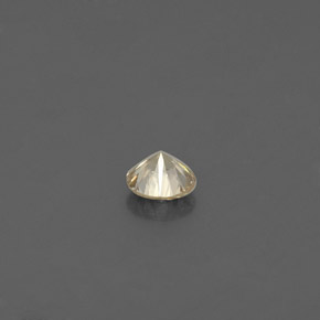 Diamante amarillo natural de 0,12 ct, corte redondo, VS