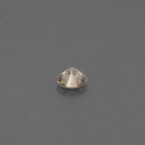 Diamante Champán natural de 0.09 ct, Corte Redondo, VS