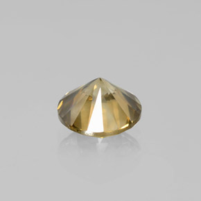 Diamante Elegante Champagne natural de 2.49 ct, Corte Redondo, SI