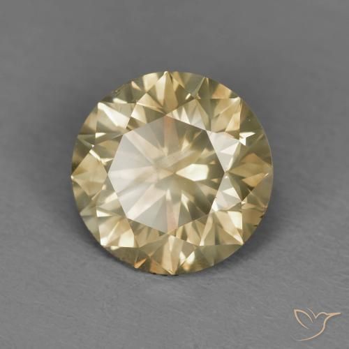 Diamante Coñac natural de 1.81 ct, Redondo, SI