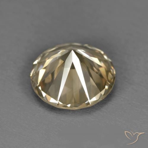 Diamante Coñac natural de 1.81 ct, Redondo, SI