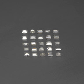 Gemas de diamante blanco natural de  ct, baguette, SI