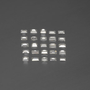 Gemas de diamante blanco natural de  ct, baguette, SI