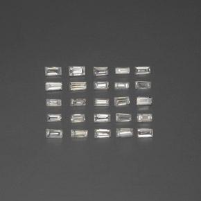 Gemas de diamante blanco natural de 0,43 ct, forma elegante, SI
