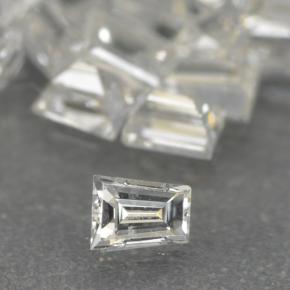 Gemas de Diamante Blanco natural de 0.45 ct, Corte Baguette, SI