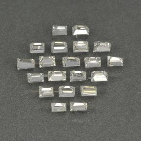 Gemas de Diamante Blanco natural de 0.45 ct, Corte Baguette, SI