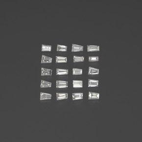 Gemas de diamante blanco natural de  ct, forma elegante, SI