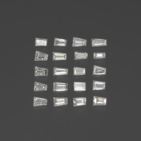 Gemas de diamante blanco natural de  ct, forma elegante, SI