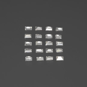 Gemas de diamante blanco natural de  ct, forma elegante, SI