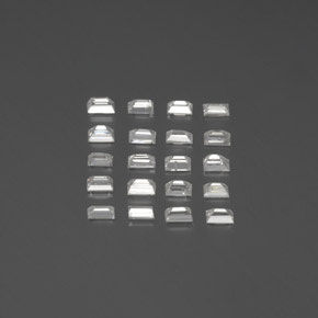 Gemas de diamante blanco natural de  ct, baguette, SI