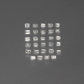 Gemas de diamante blanco natural de  ct, forma elegante, SI