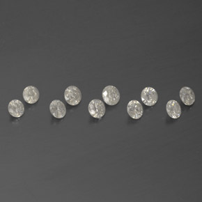 Gemas de Diamante Blanco natural de  ct, Corte Redondo, SI