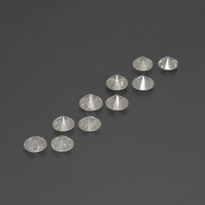 Gemas de Diamante Blanco natural de  ct, Corte Redondo, SI