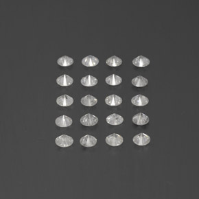 Gemas de Diamante Blanco natural de  ct, Corte Redondo, SI