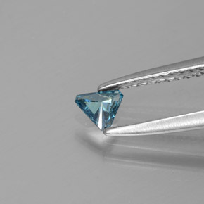 Diamante Azul natural de 0.12 ct, Trillón, SI