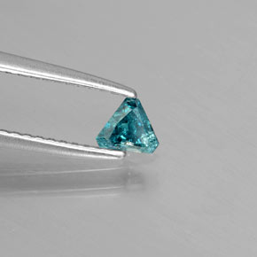 Diamante Azul natural de 0.16 ct, Trillón, SI