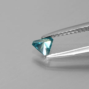 Diamante Azul natural de 0.16 ct, Trillón, SI