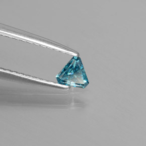 Diamante Azul natural de 0.13 ct, Trillón, SI