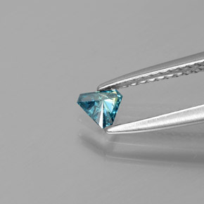 Diamante Azul natural de 0.13 ct, Trillón, SI