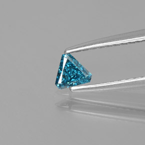 Diamante Azul natural de 0.14 ct, Trillón, SI