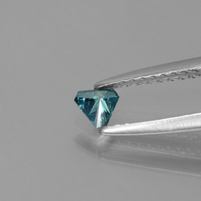 Diamante azul natural de 0,11 ct, trillón, SI