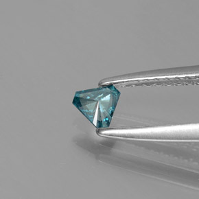 Diamante Azul natural de 0.12 ct, Trillón, SI