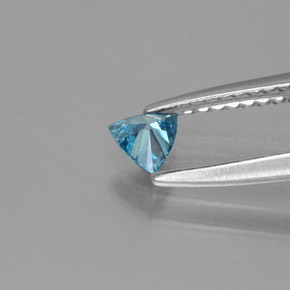 Diamante azul natural de 0,17 ct, trillón, SI