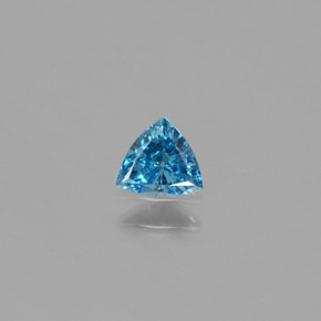 Diamante Azul natural de 0.17 ct, Trillón, SI