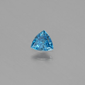 Diamante Azul natural de 0.17 ct, Trillón, SI