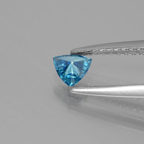 Diamante Azul natural de 0.17 ct, Trillón, SI
