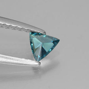Diamante verde natural de 0,15 ct, trillón, SI