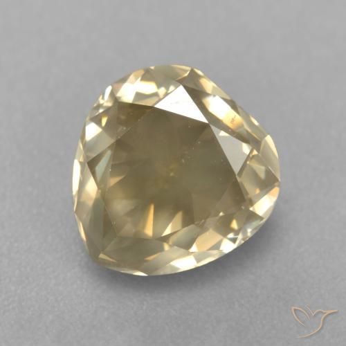 Diamante Coñac natural de 2.49 ct, En forma de pera, SI