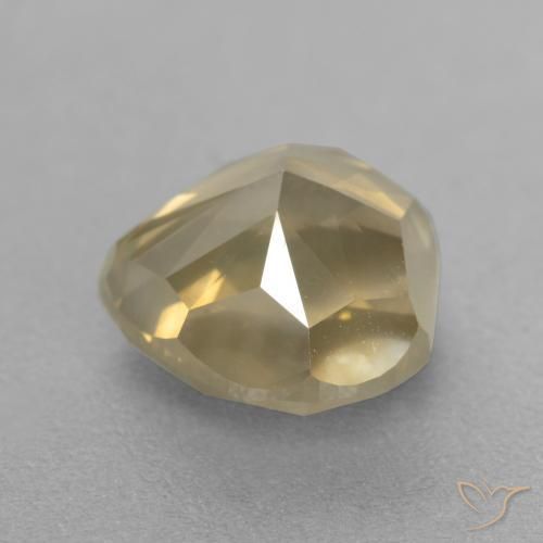 Diamante Coñac natural de 2.49 ct, En forma de pera, SI